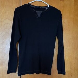 Michael Brandon Men’s Black Long Sleeve Shirt